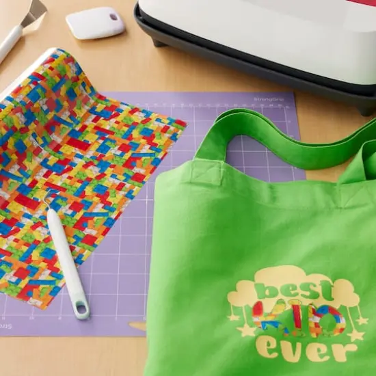 Siser EasyPatterns Plus SparkleBerry Ink Blocks Heat Transfer Vinyl 36in {5}