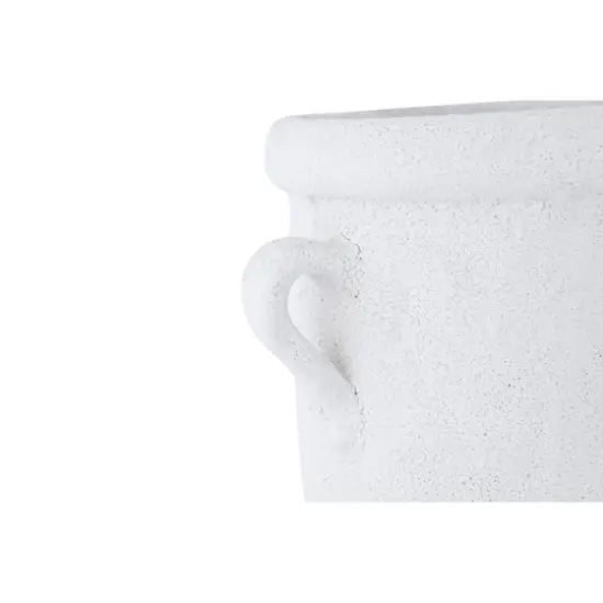 Hello Honey&reg; 11" Glazed Decorative Coarse Terracotta Crock with Handles {6}