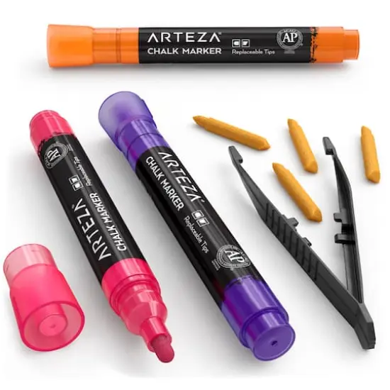Arteza&reg; 16 Bright Colors Liquid Chalk Markers Set {3}