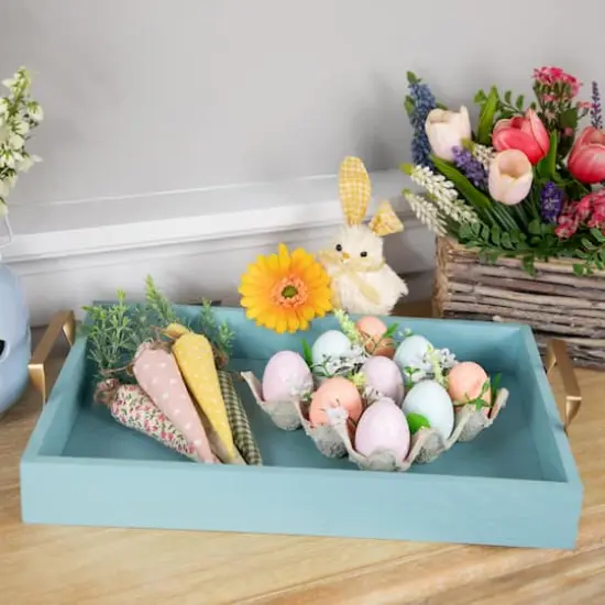 6.25" Pastel Easter Eggs with Carton Decoration {3}