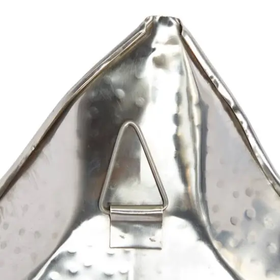 Silver Stainless Steel Candlestick Holders, 21" x 12" x 5" {6}