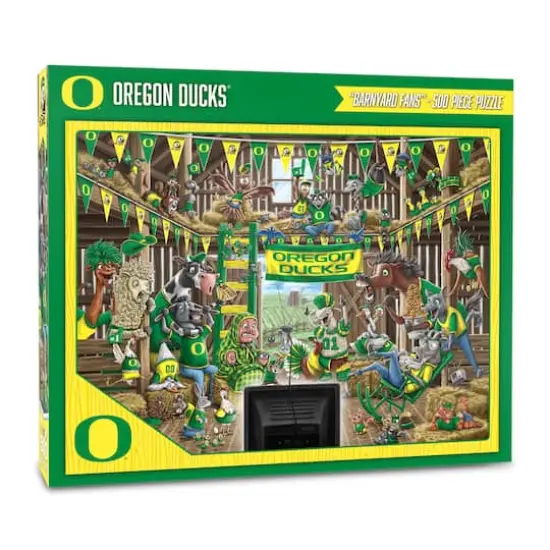 College Barnyard Fans 500 Piece Puzzle Oregon Ducks {1}