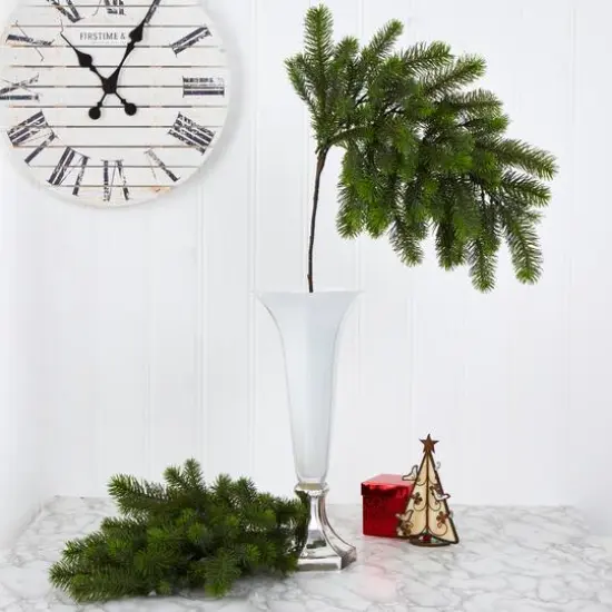 36" Pine Artificial Hanging Flower Set, 4ct. {5}