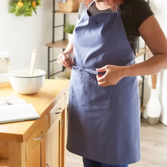 DII&reg; XL Chef Apron French Blue {6}