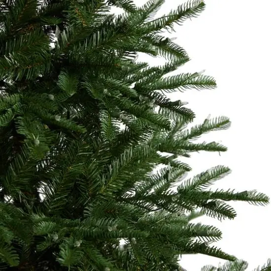 8ft. Pre-Lit Layered Washington Spruce Artificial Christmas Tree, Clear Lights {6}