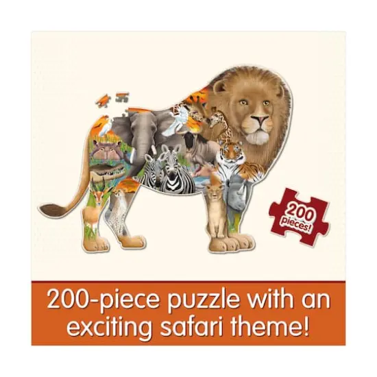 Wildlife World Puzzle - Safari: 200 Pcs {5}