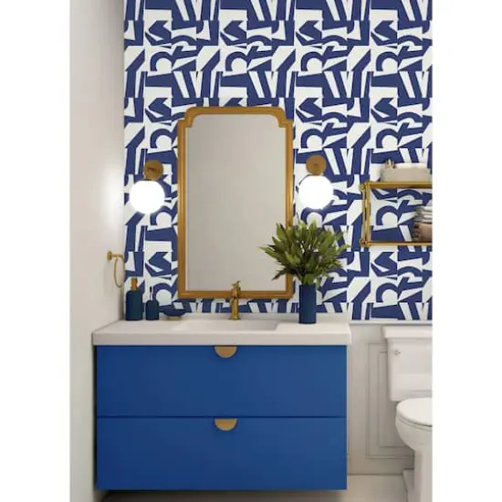 RoomMates Emily Rayna Inside The Box Peel & Stick Wallpaper Blue {4}