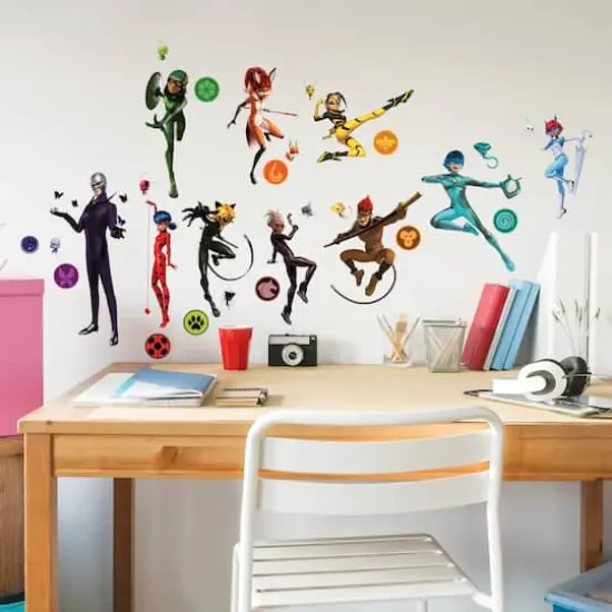 RoomMates Miraculous: Tales Of Ladybug and Cat Noir Peel & Stick Wall Decals {4}