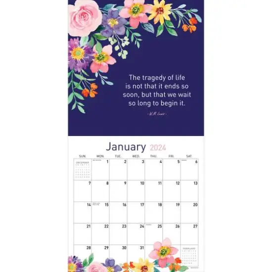 TF Publishing 2024 Seize the Day Wall Calendar {4}
