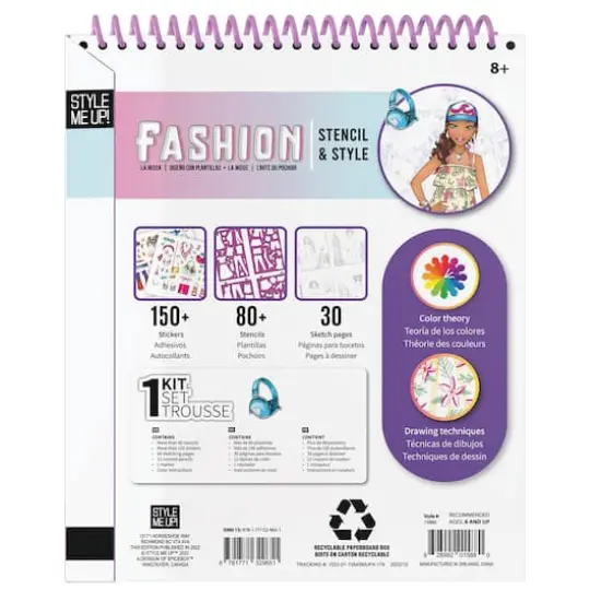 Style Me Up! Fashion Stencil & Style Art Kit {6}