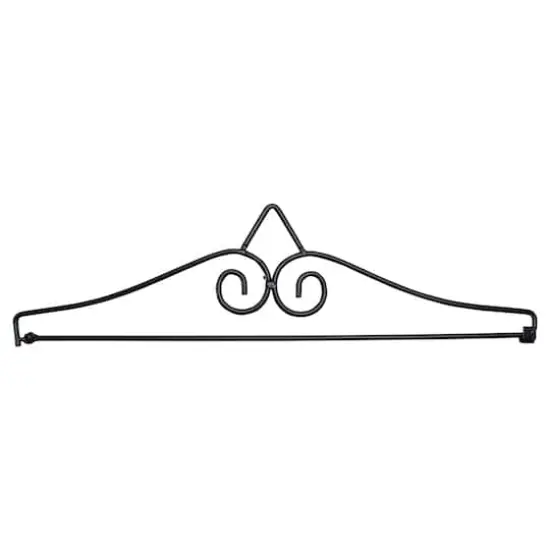 14.5" Black Metal Garden Flag Hanger {1}