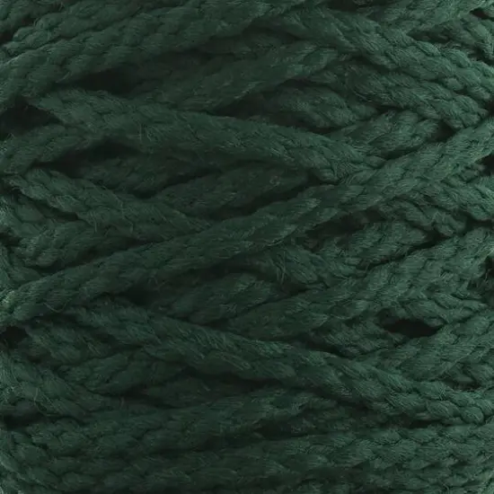 John Bead 4mm Braided Macram&eacute; Cord, 70yd. Forest Green {4}