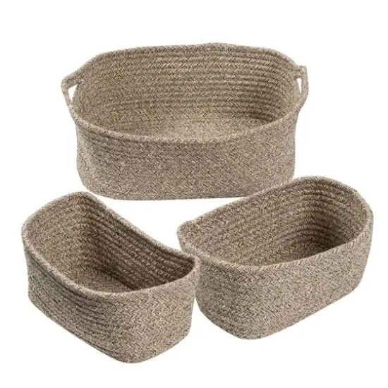 Honey Can Do Champagne Nested Linen Basket Set {1}