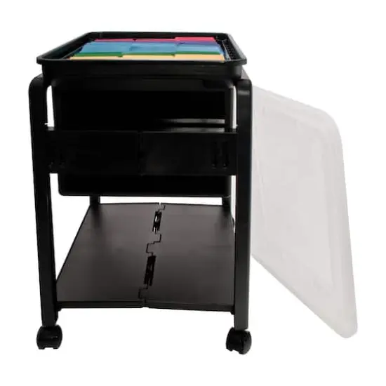 Innovative Storage Designs Folding Mobile File Cart {3}