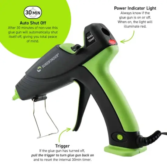 Surebonder&reg; Ultra Full Size&trade; Dual Temp Glue Gun {4}