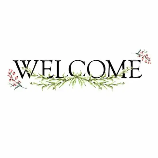 RoomMates Welcome Quote Peel & Stick Wall Decal {1}
