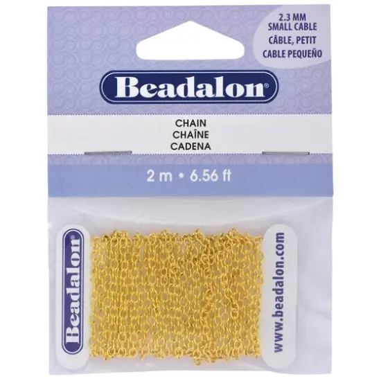 Beadalon&reg; 6.5ft. Metal Chain Gold {1}