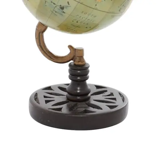 Green Wood Traditional Globe {5}