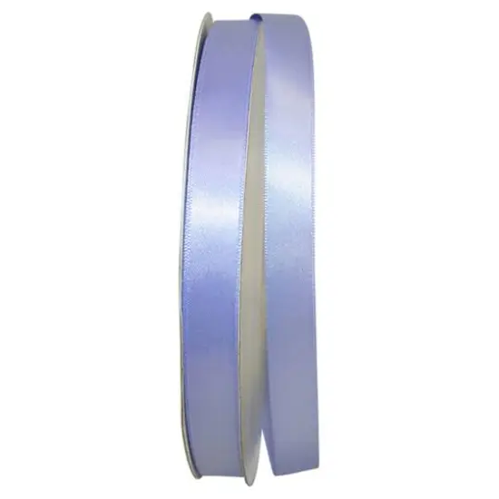 JAM Paper 5/8" x 100yd. Double Face Satin Ribbon Iris {1}