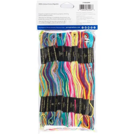 Coats & Clark 6-Strand Embroidery Floss Pack, Tie Dye {3}