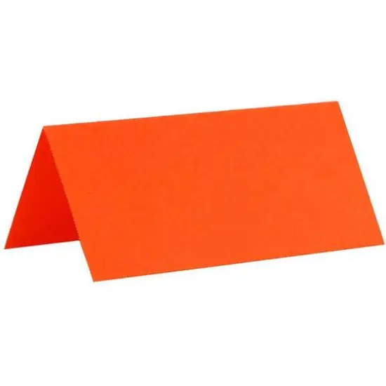 JAM Paper Printable Place Cards, 12ct. Bright Hue Orange {1}