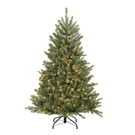4.5ft. Pre-Lit Fraser Fir Artificial Christmas Tree, Clear Lights {1}