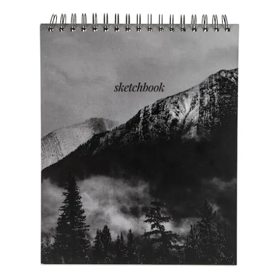 Hello, Artist! Black & White Mountains Sketch Book {1}