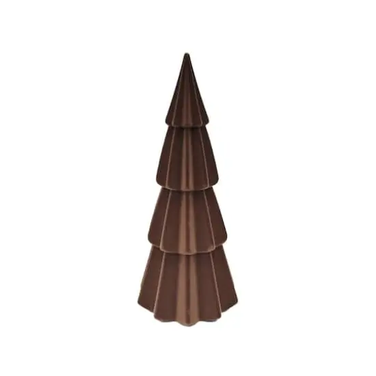 12" Flocked Tree D&eacute;cor by Ashland&reg; Dark Brown {1}