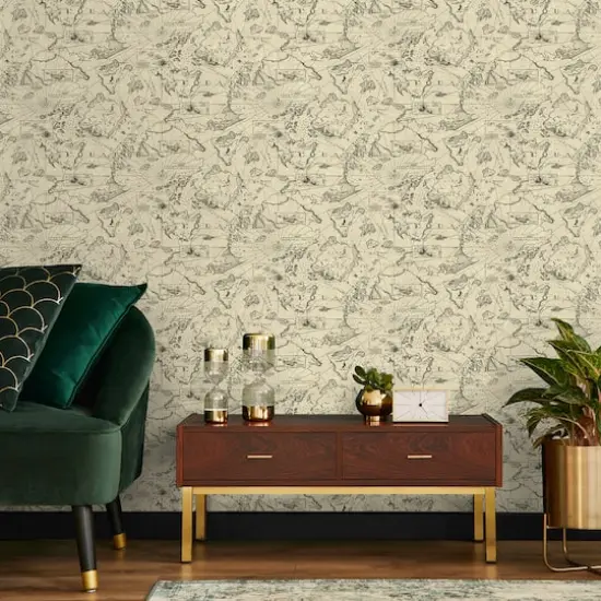 Tommy Bahama&reg; Charted Course Peel & Stick Wallpaper Parchment {3}