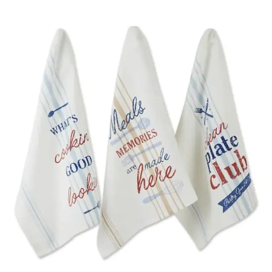 Asst What'S Cookin' Printed Dishtowel (Set of 3) {1}