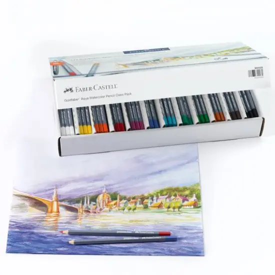 Faber-Castell Goldfaber Aqua Watercolor Pencil Class Pack Set {6}