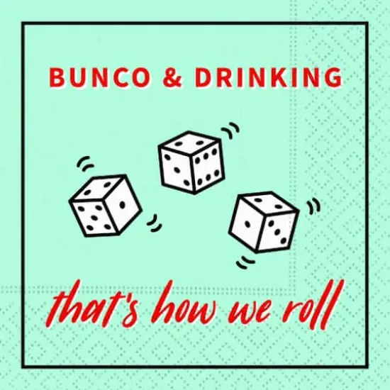 JAM Paper Bunco Cocktail Napkins, 40ct. {1}