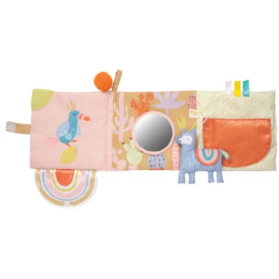 Manhattan Toy&reg; Travel Toy Llama Teether & Soft Activity Book Set {7}