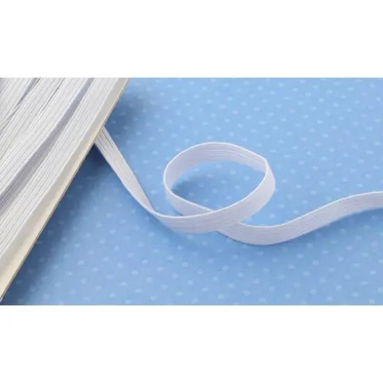 Essentials by Leisure Arts Flat Braid Elastic, 0.31" x 25yd. {3}