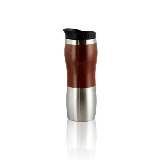 Gibson Home&reg; Monaco Cafe 15oz. Stainless Steel Thermal Insulated Travel Mug Cup with Lid {3}