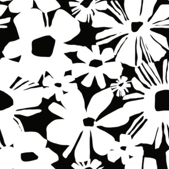 RoomMates Black Daisy Chain Peel & Stick Wallpaper {1}