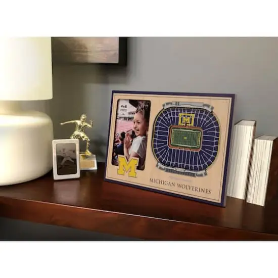 College Football 3D StadiumViews Picture Frame Michigan Wolverines {4}