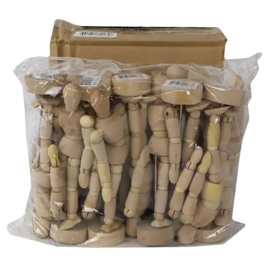 Art Advantage&reg; 4.5" Mini Male Manikin, 20ct. {1}