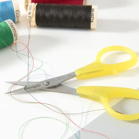 Omnigrid&reg; 4'' Stainless Steel Ultra Sharp Needlecraft Scissors {4}