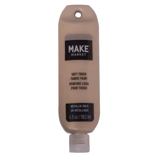 Metallic Soft Touch Fabric Paint by Make Market&reg; Gold {1}