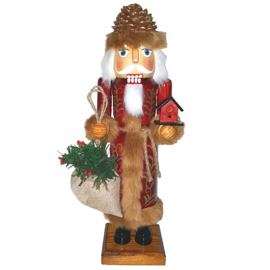Santa's Workshop 14" Pinecone Santa Nutcracker {1}