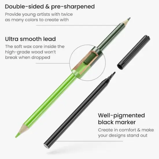 Arteza&reg; Kids Transportation Coloring Book Kit, 16 pcs {5}