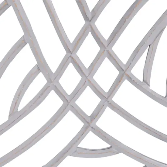 24" Gray Wood Eclectic Abstract Wall D&eacute;cor Set {5}