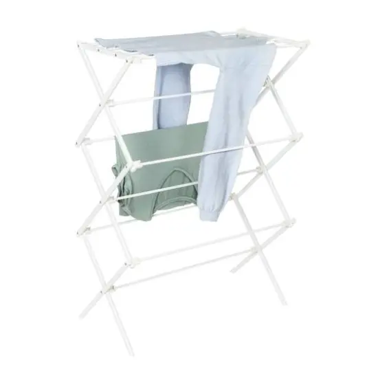 Honey Can Do White Collapsible Clothes Drying Rack {1}