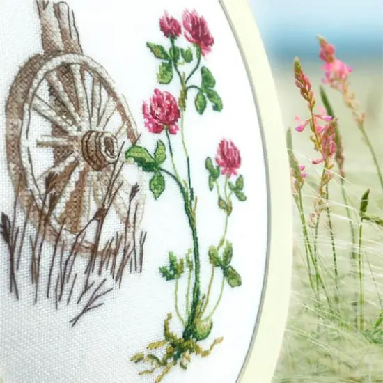 RTO Bloomy Herbs with Wheel Cross Stitch Kit {4}