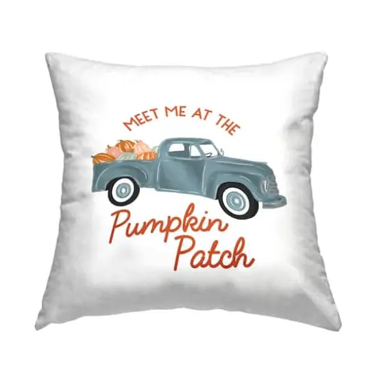 Stupell Industries Pumpkin Patch Autumn Truckload Throw Pillow {1}