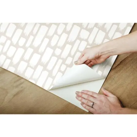 RoomMates Taupe Sumi-E Peel & Stick Wallpaper {8}