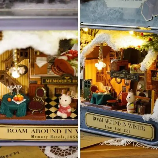 Wizardi Miniature Roombox: Roam Around in Winter {6}