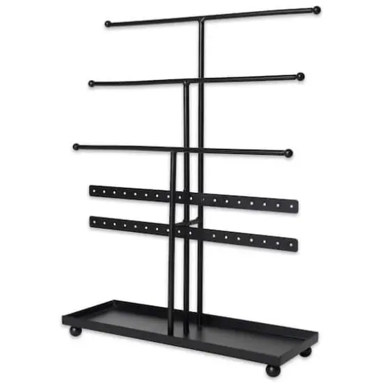 DII&reg; 3-Tier Jewelry Organizer Black {1}