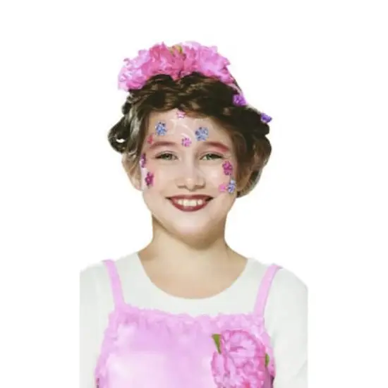 Medium Pink Flower Fairy Girl's Costume {4}